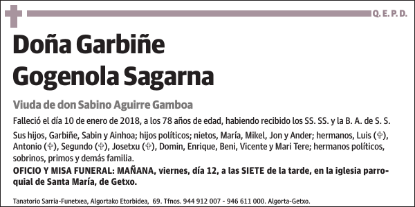 Garbiñe Gogenola Sagarna