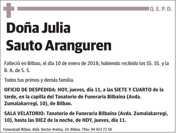 Julia Sauto Aranguren