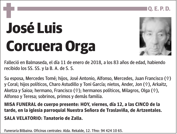 José Luis Corcuera Orga