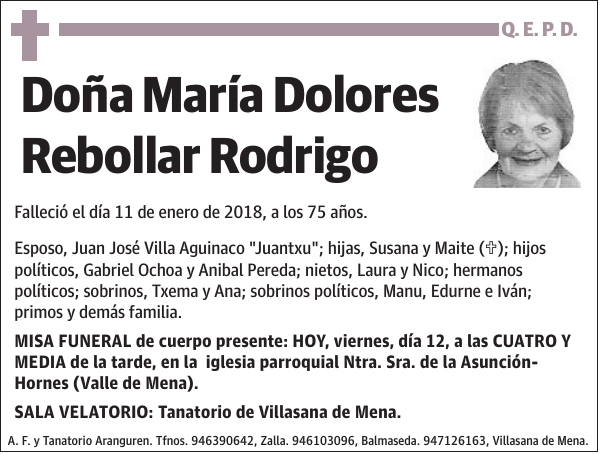 María Dolores Rebollar Rodrigo