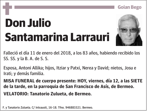 Julio Santamarina Larrauri