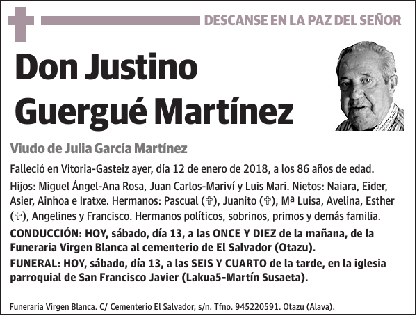 Justino Guergué Martínez