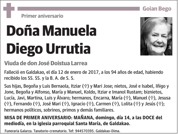 Manuela Diego Urrutia