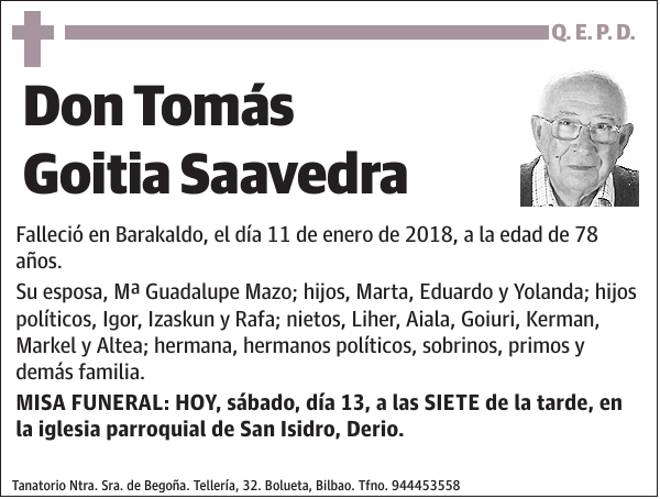 Tomás Goitia Saavedra