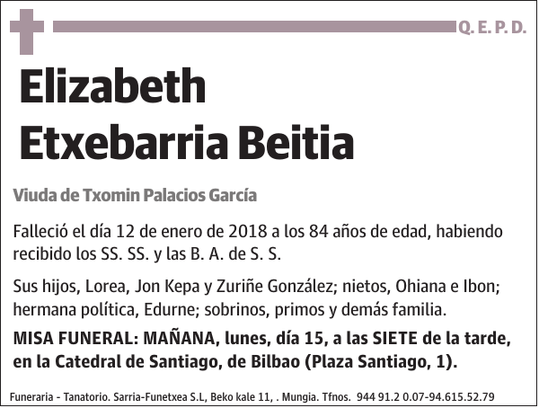 Elizabeth Etxebarria Beitia