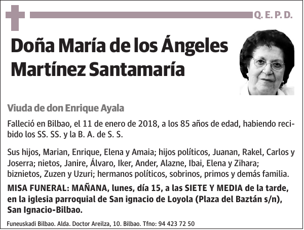 María de los Ángeles Martínez Santamaría