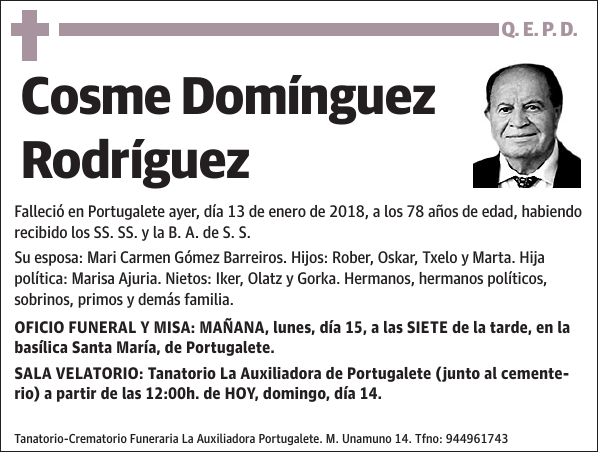 Cosme Domínguez Rodríguez