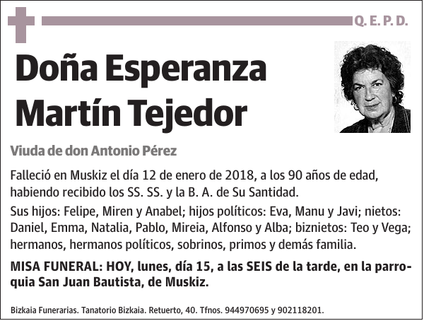 Esperanza Martín Tejedor