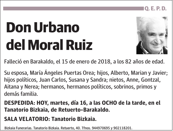 Urbano del Moral Ruiz