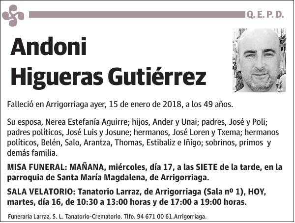 Andoni Higueras Gutiérrez