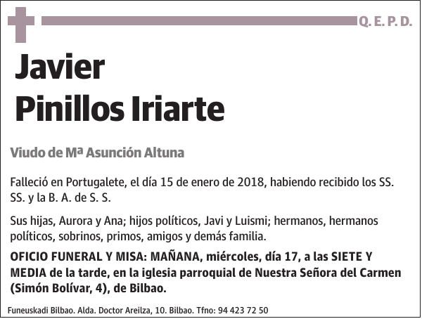 Javier Pinillos Iriarte