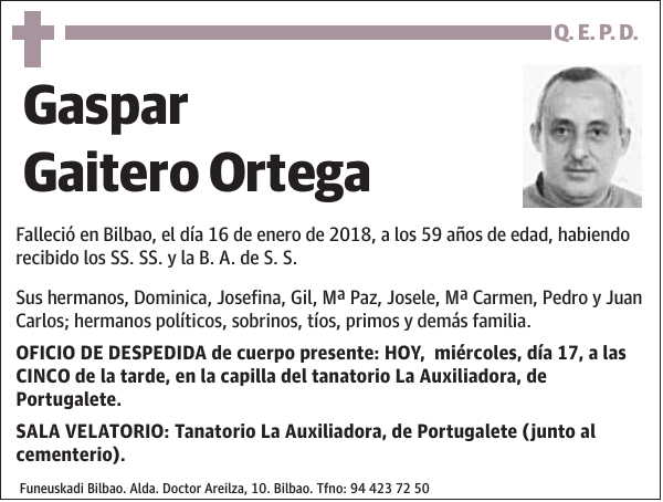 Gaspar Gaitero Ortega