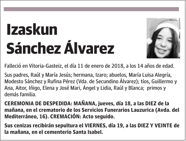 Izaskun Sánchez Álvarez