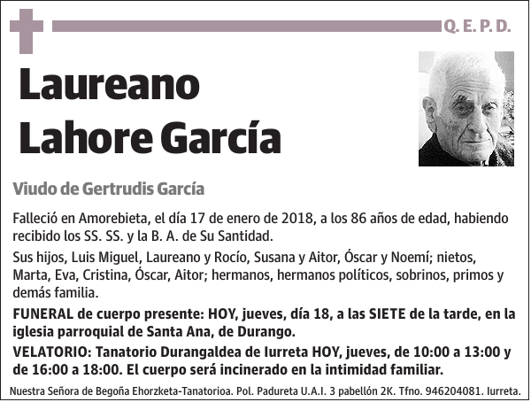 Laureano Lahore García