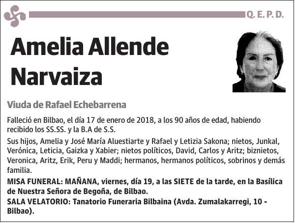 Amelia Allende Narvaiza