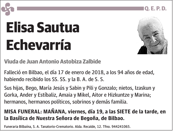 Elisa Sautua Echevarría