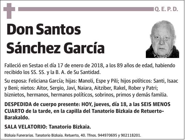 Santos Sánchez García