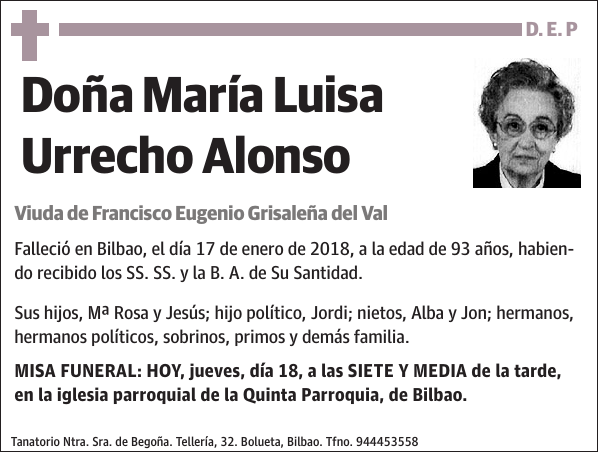 María Luisa Urrecho Alonso