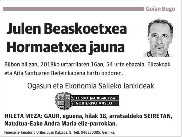 Julen Beaskoetxea Hormaetxea