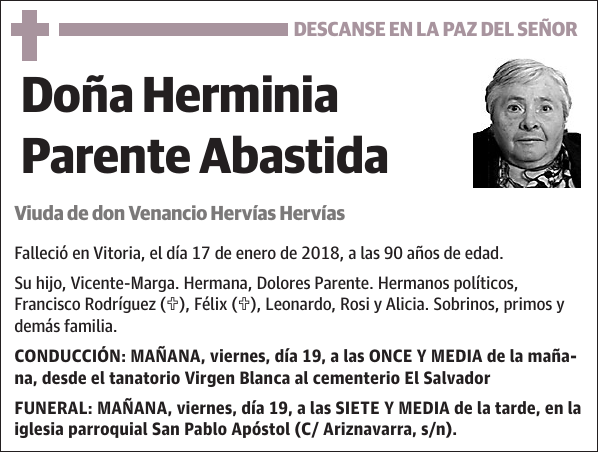 Herminia Parente Abastida