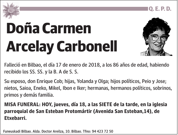 Carmen Arcelay Carbonell