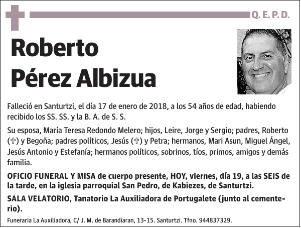 Roberto Pérez Albizua