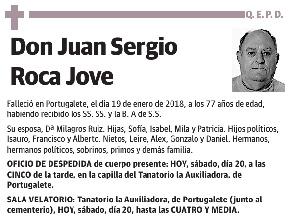 Juan Sergio Roca Jove