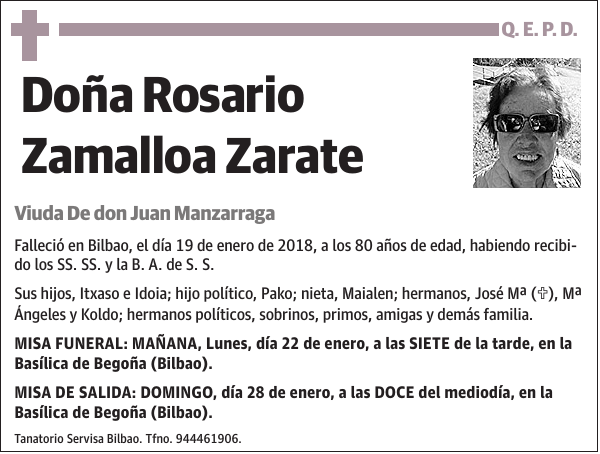 Rosario Zamalloa Zarate