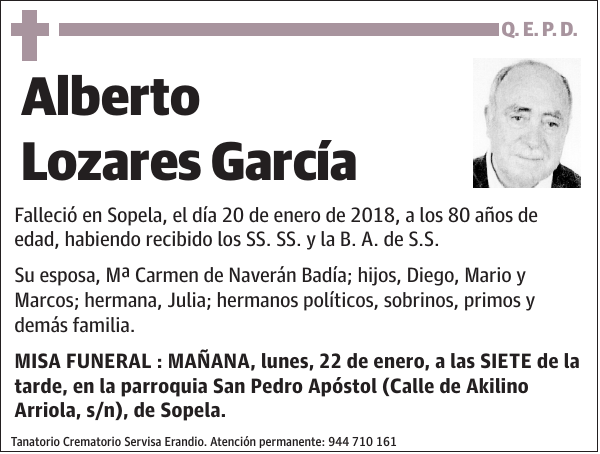 Alberto Lozares García