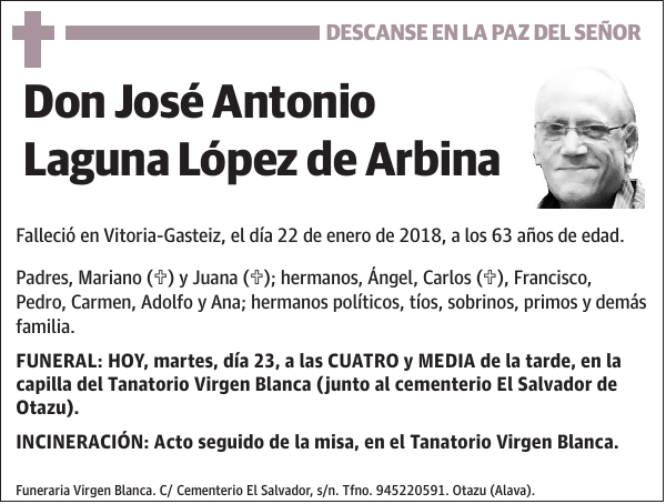 José Antonio Laguna López de Arbina