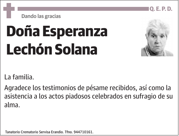 Esperanza Lechón Solana