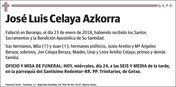 José Luis Celaya Azkorra