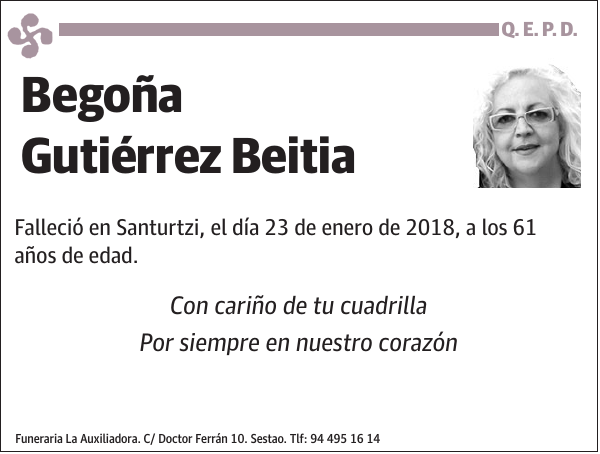 Begoña Gutiérrez Beitia