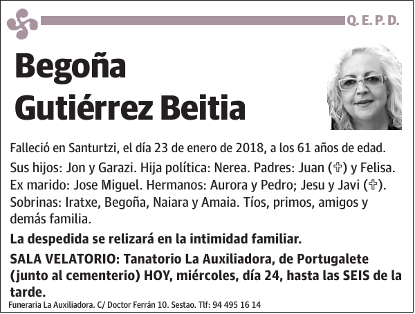 Begoña Gutiérrez Beitia