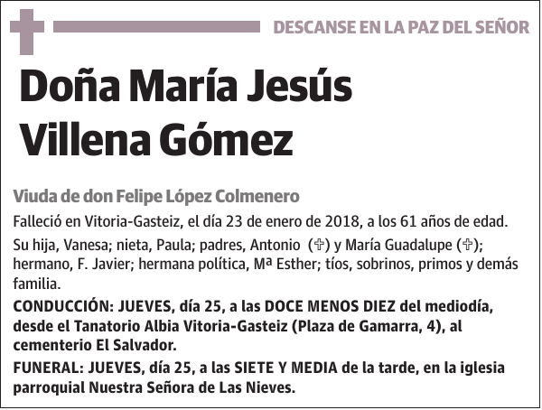 María Jesús Villena Gómez