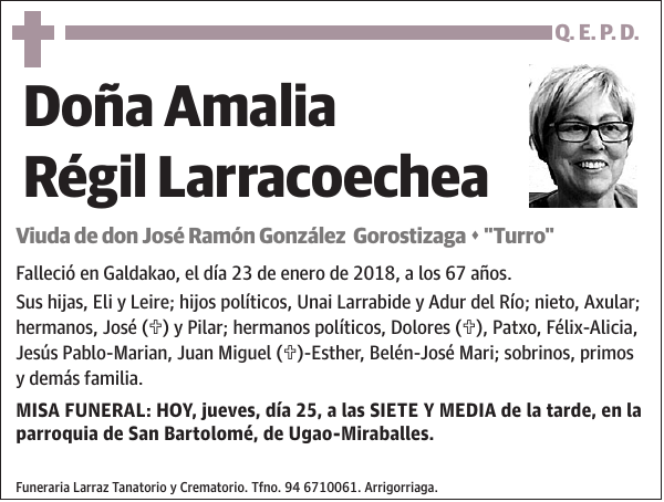 Amalia Régil Larracoechea