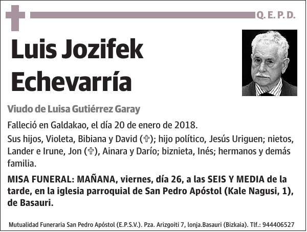 Luis Jozifek Echevarría