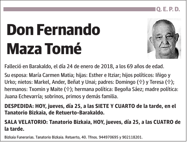 Fernando Maza Tomé