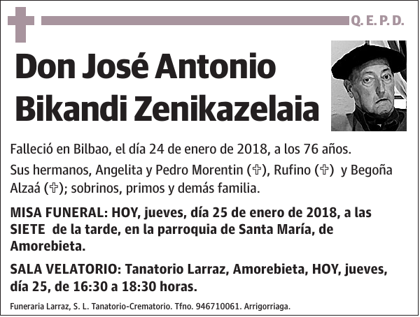 José Antonio Bikandi Zenikazelaia