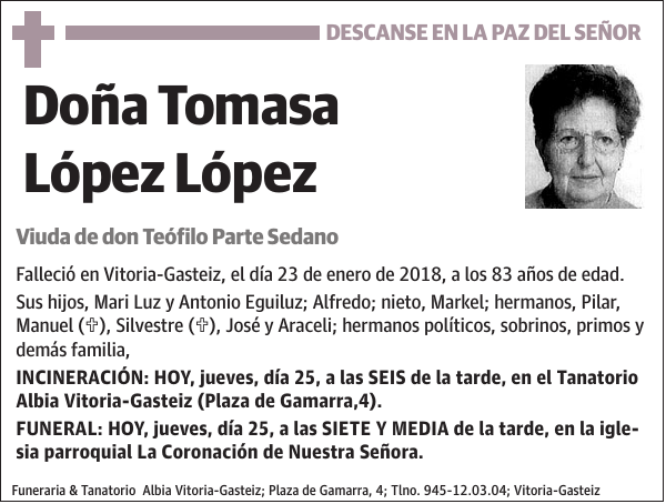 Tomasa López López