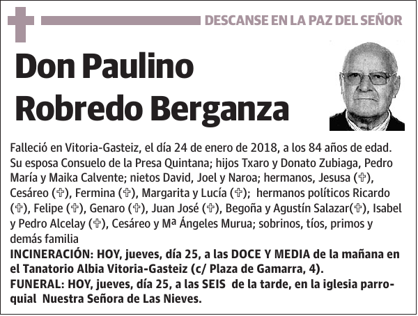 Paulino Robredo Berganza