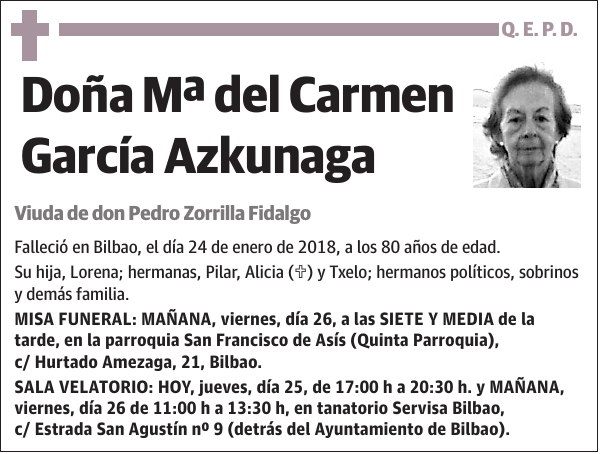 Mª del Carmen García Azkunaga