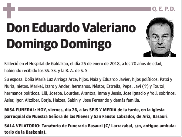 Eduardo Valeriano Domingo Domingo