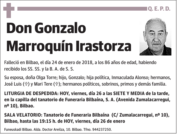 Gonzalo Marroquín Irastorza