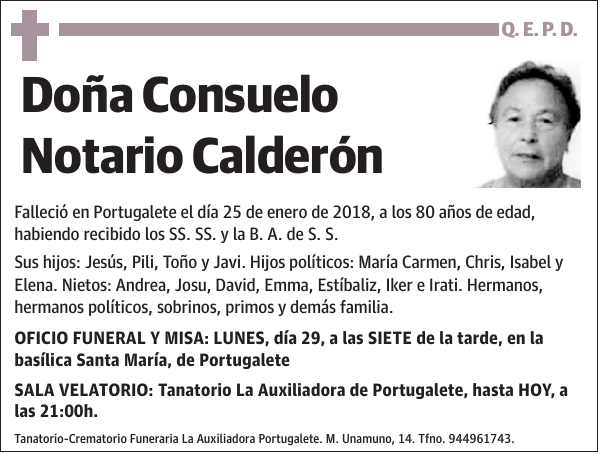 Consuelo Notario Calderón