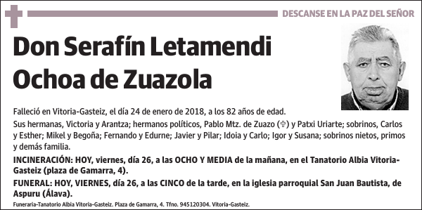 Serafín Letamendi Ochoa de Zuazola