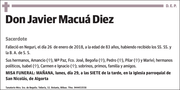 Javier Macuá Diez