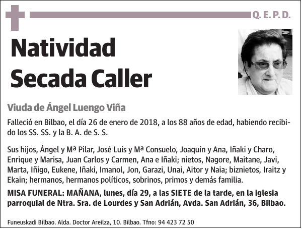 Natividad Secada Caller