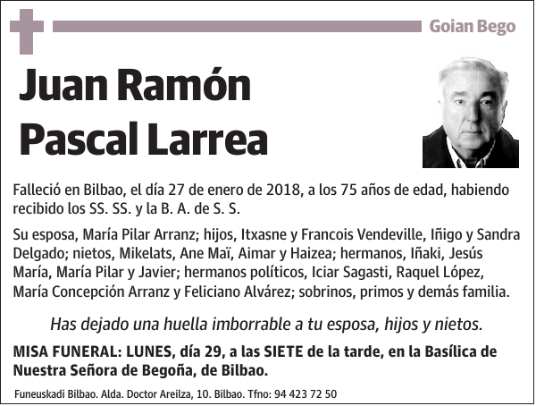 Juan Ramón Pascal Larrea