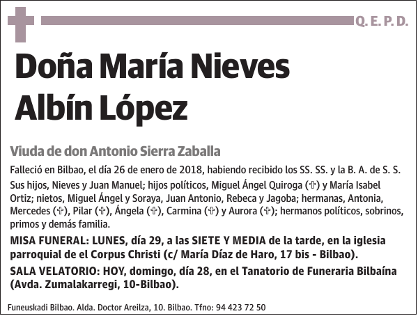 María Nieves Albín López